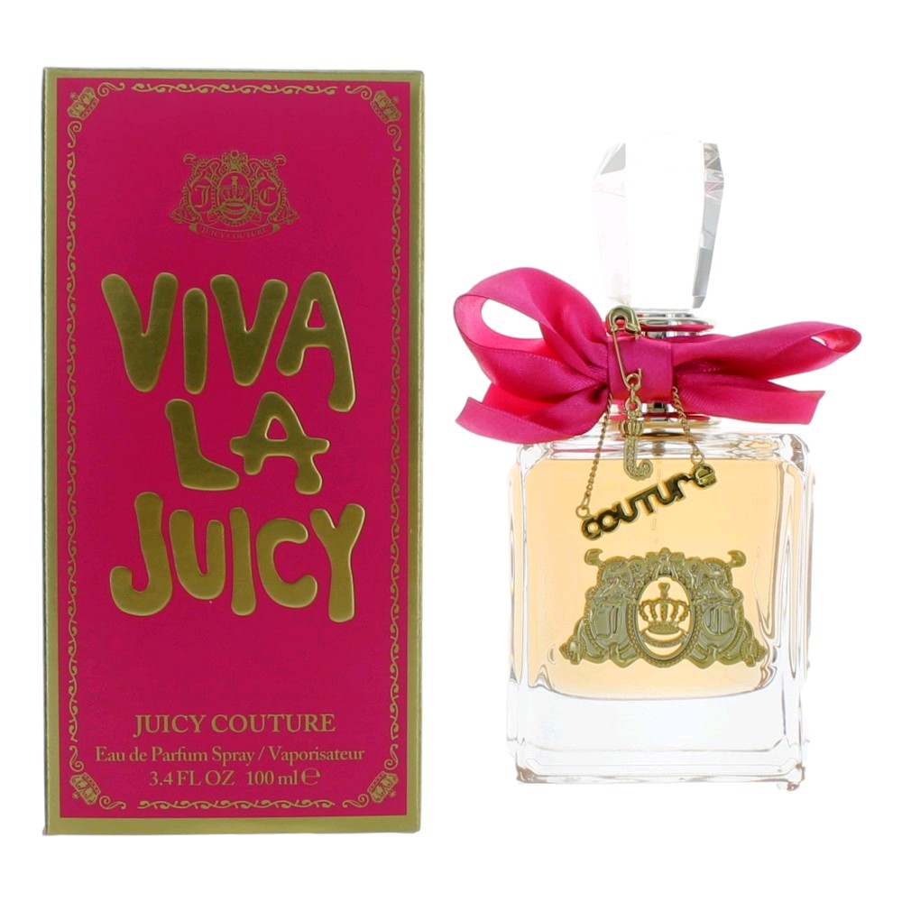 Bottle of Viva La Juicy by Juicy Couture, 3.4 oz Eau De Parfum Spray for Women